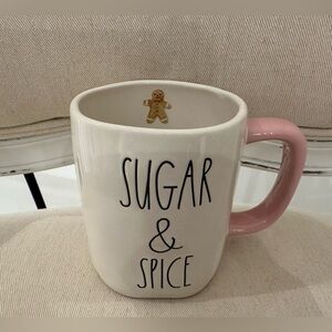 Rae Dunn Sugar & Spice Gingerbread Christmas Mug NWT 🍬